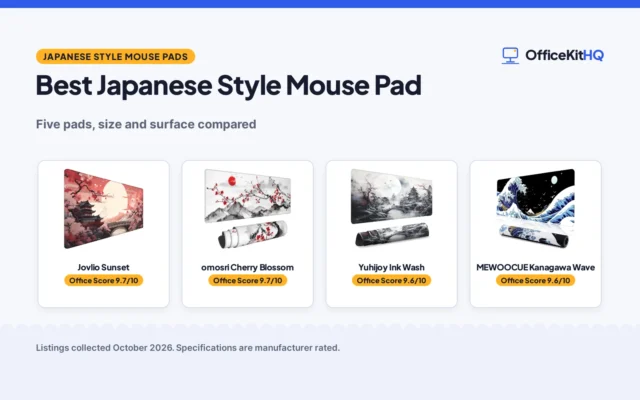 Best Japanese Style Mouse Pad (2026): 5 Pads Compared
