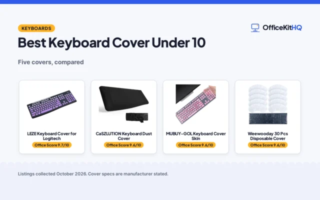 Best Keyboard Cover Under 10 (2026): 5 Compared