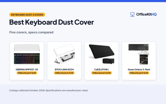 Best Keyboard Dust Cover (2026): 5 Covers Compared