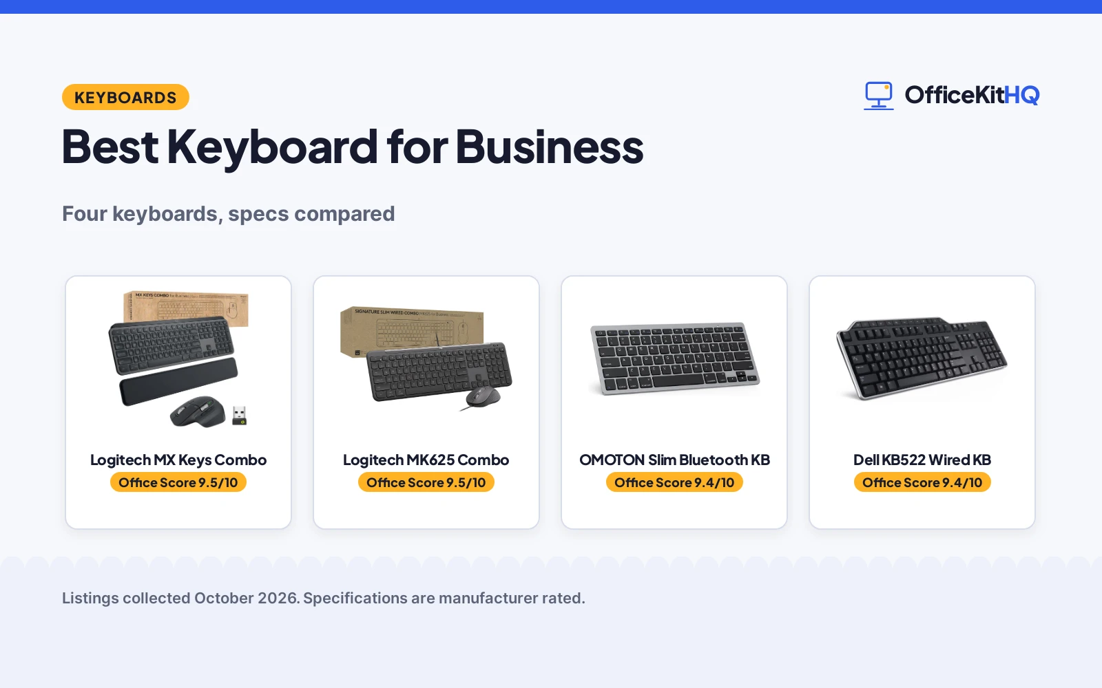 Best Keyboard for Business (2026): 4 Compared