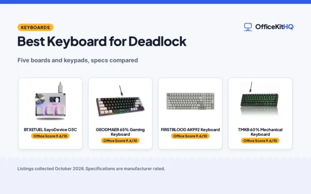 Best Keyboard for Deadlock (2026): 5 Picks Compared