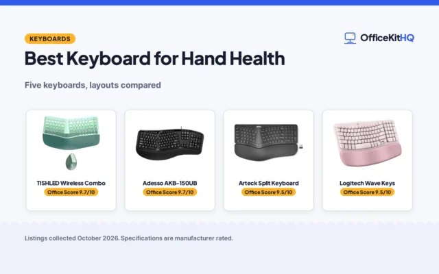 Best Keyboard for Hand Health: 5 Keyboards Compared