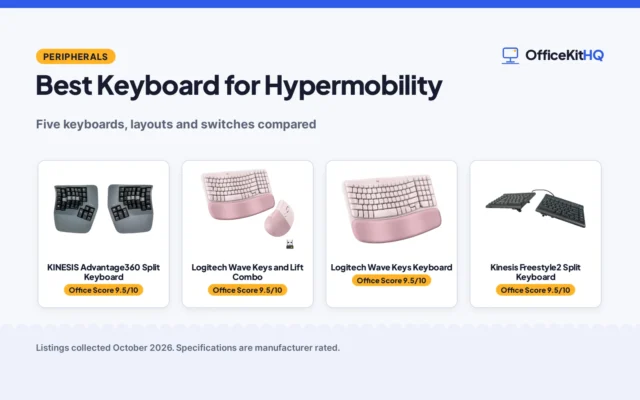 Best Keyboard for Hypermobility (2026): 5 Compared
