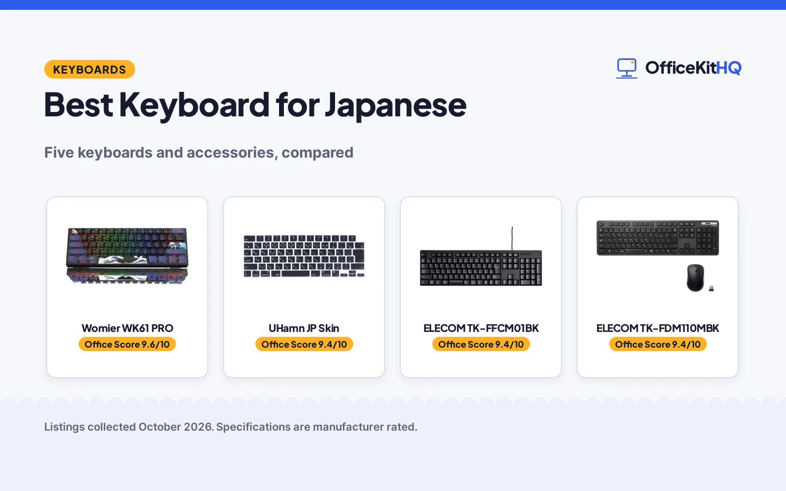 Best Keyboard for Japanese: 5 Top Picks Compared