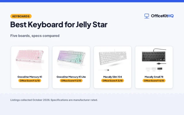Best Keyboard for Jelly Star (2026): 5 Compared