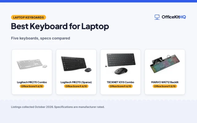 Best Keyboard for Laptop (2026): 5 Picks Compared