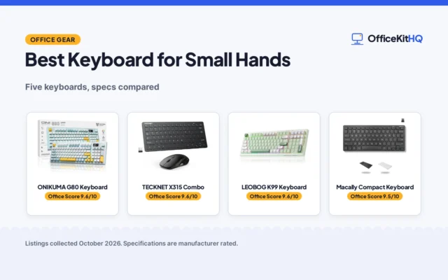 Best Keyboard for Small Hands (2026): 5 Compared