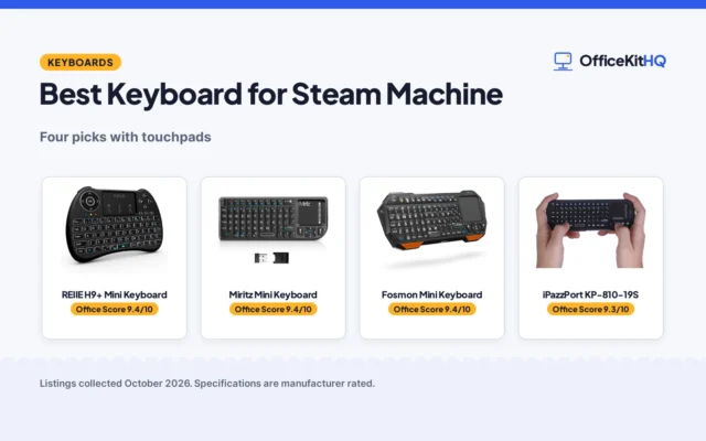 Best Keyboard for Steam Machine (2026): 4 Picks Compared