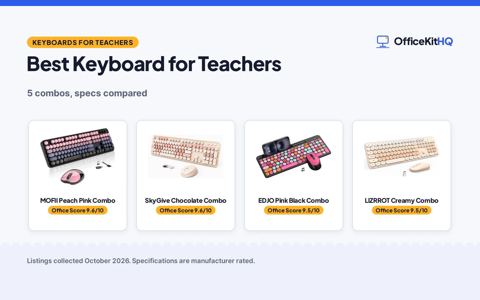 Best Keyboard for Teachers (2026): 5 Picks Compared