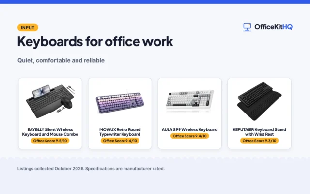Best Keyboard for the Office (2026): 4 Picks
