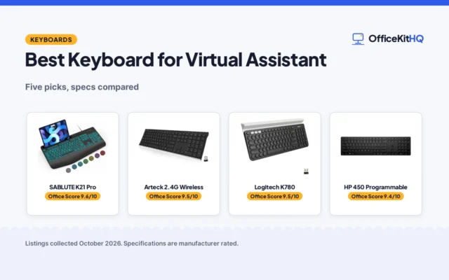 Best Keyboard for Virtual Assistant (2026): 5 Picks