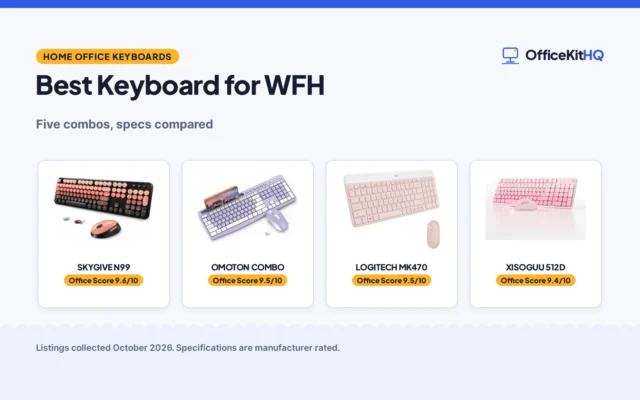 Best Keyboard for WFH: 5 Wireless Combos Compared