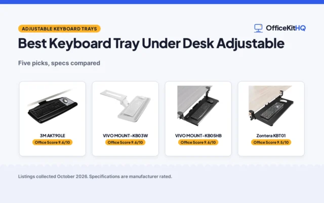 Best Keyboard Tray Under Desk Adjustable (2026)