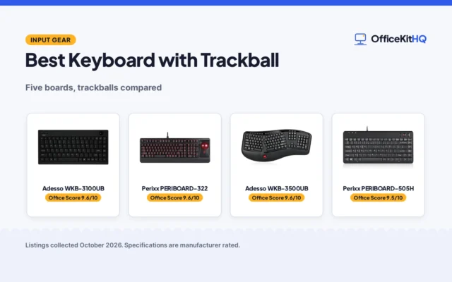Best Keyboard with Trackball (2026): 5 Compared