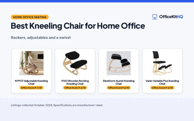 Best Kneeling Chair for Home Office (2026): 5 Compared