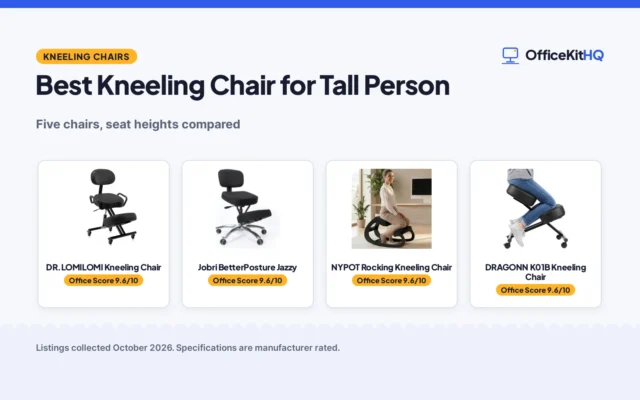 Best Kneeling Chair for Tall Person (2026): 5 Compared