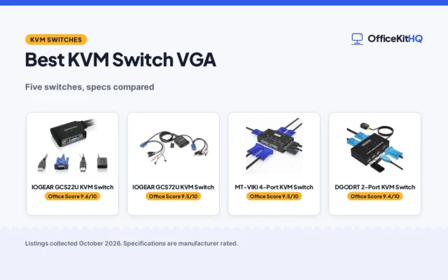 Best KVM Switch VGA (2026): 5 Switches Compared