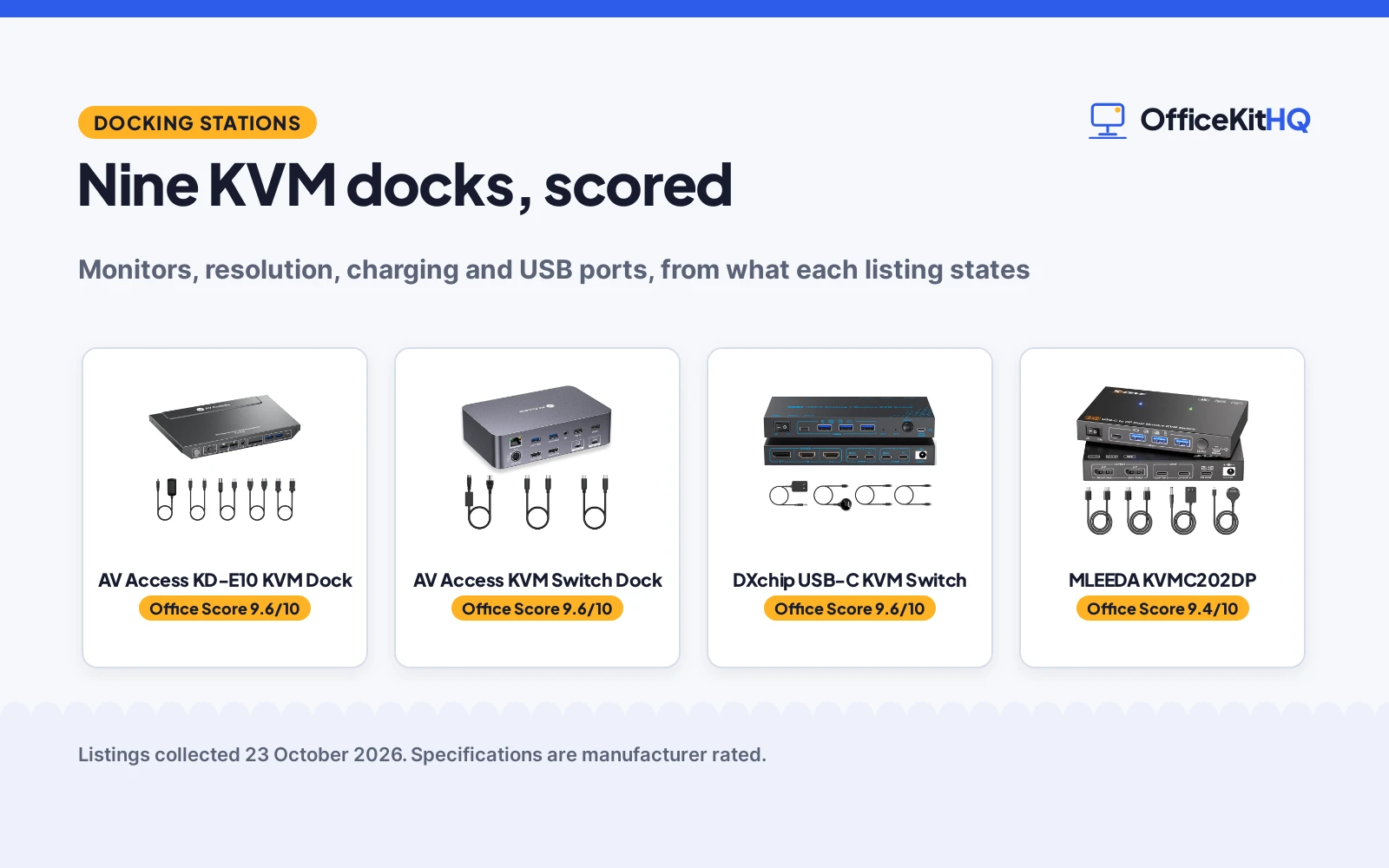 Best KVM Switch with Dock (2026): 9 Picks Compared