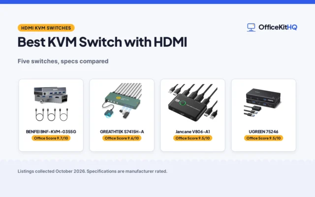 Best KVM Switch with HDMI (2026): 5 Switches Compared
