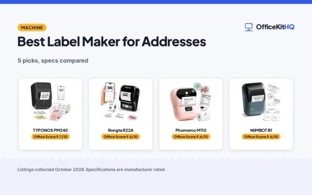 Best Label Maker for Addresses (2026): 5 Compared