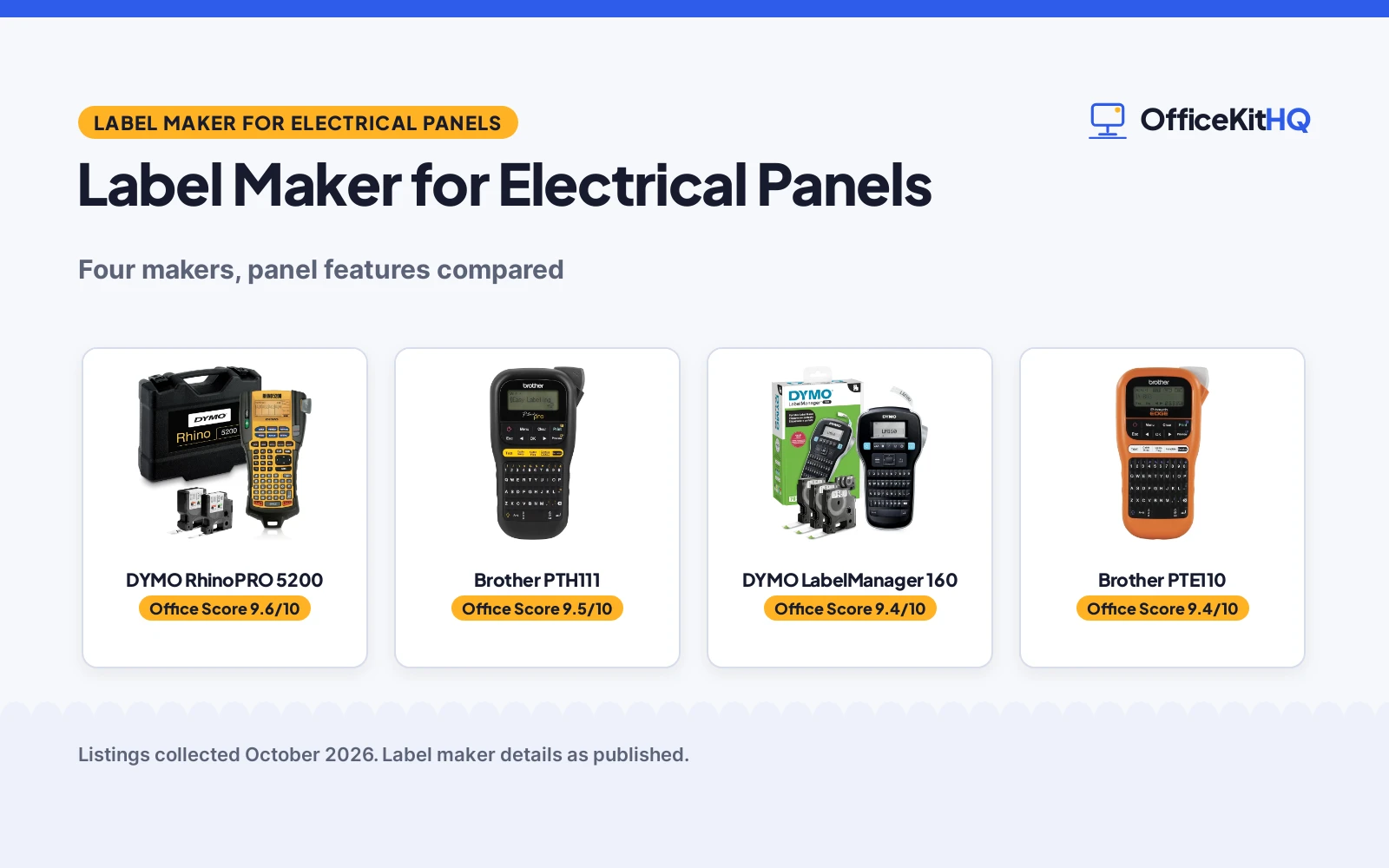 The best label maker for electrical panels (2026)