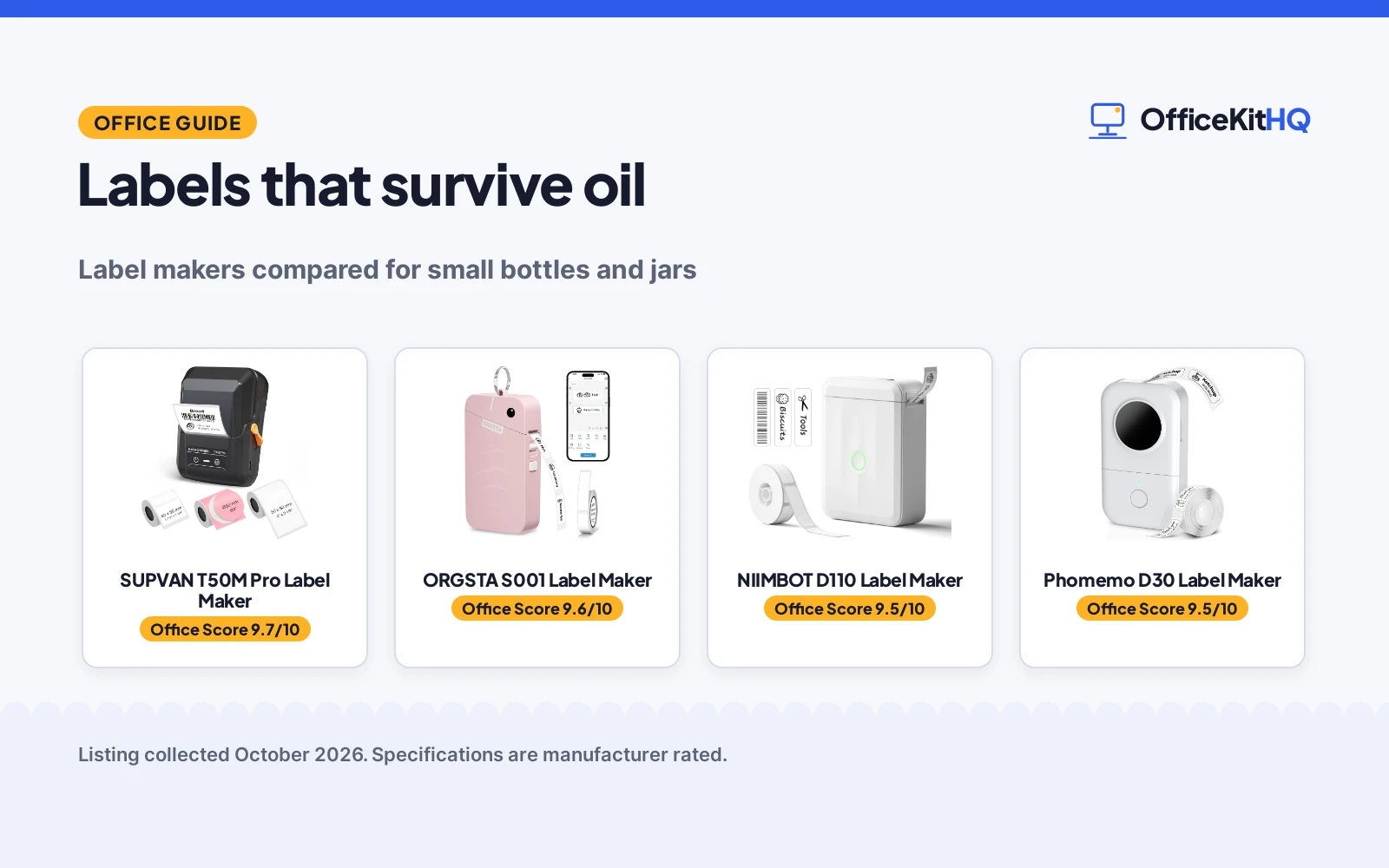 Best Label Maker for Essential Oil Bottles (2026)
