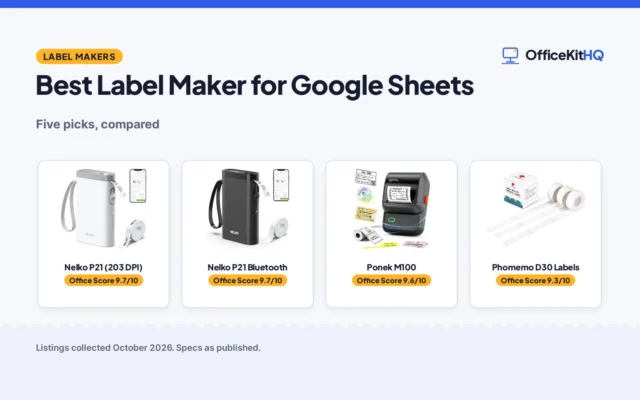 Best Label Maker for Google Sheets (2026): 5 Picks Compared