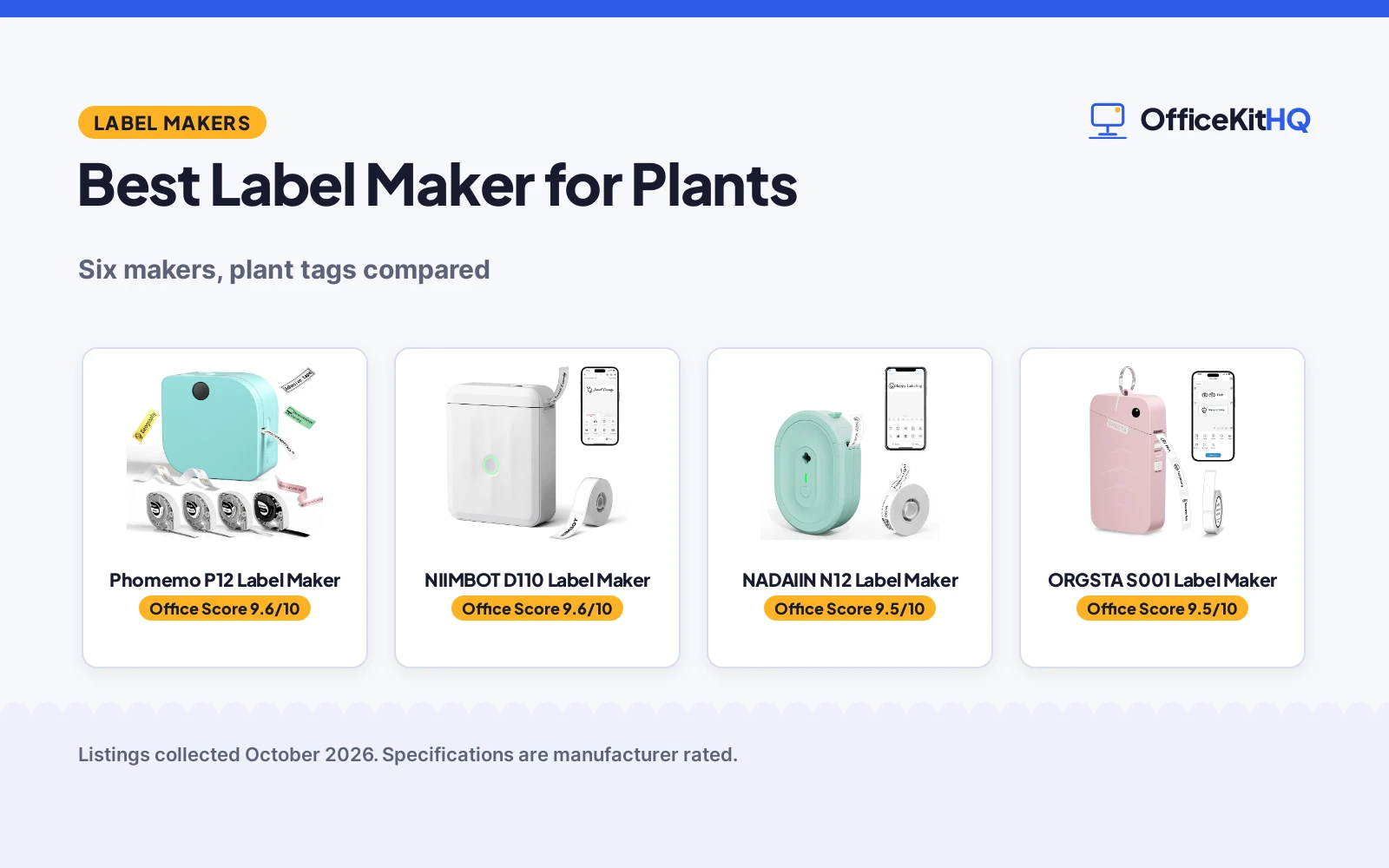 Best Label Maker for Plants (2026): 6 Compared