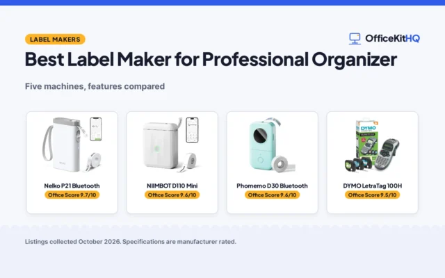 Best Label Maker for Professional Organizer (2026): 5 Compared