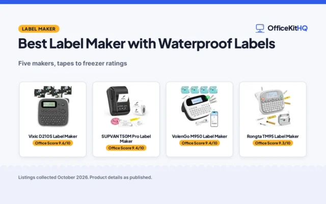 Best Label Maker with Waterproof Labels (2026)