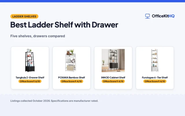 Best Ladder Shelf with Drawer (2026): 5 Compared
