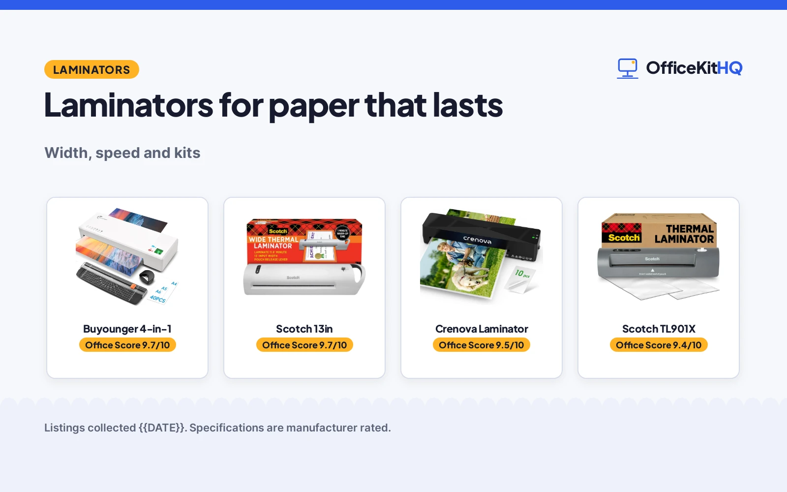 Best Laminator (2026): 5 Compared