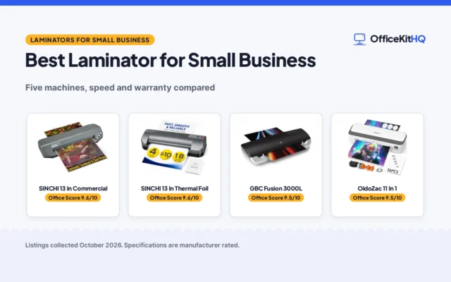 Best Laminator for Small Business (2026): 5 Compared