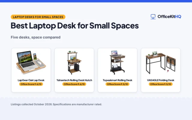 Best Laptop Desk for Small Spaces: 5 Compared