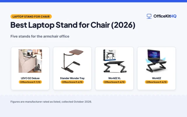 Best Laptop Stand for Chair (2026)