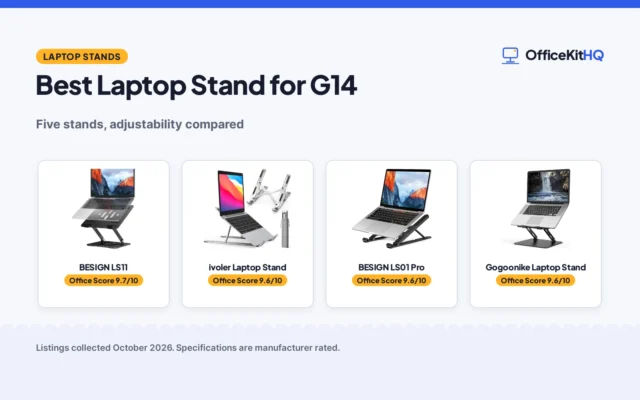 Best Laptop Stand for G14 (2026): 5 Picks Compared