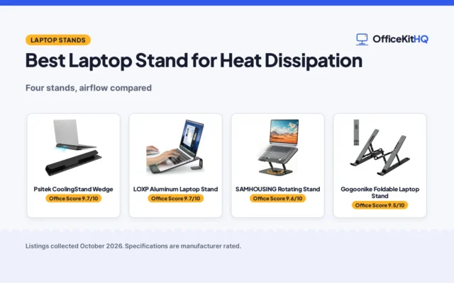 Best Laptop Stand for Heat Dissipation (2026): 4 Compared