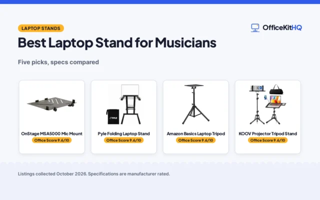 Best Laptop Stand for Musicians (2026): 5 Compared