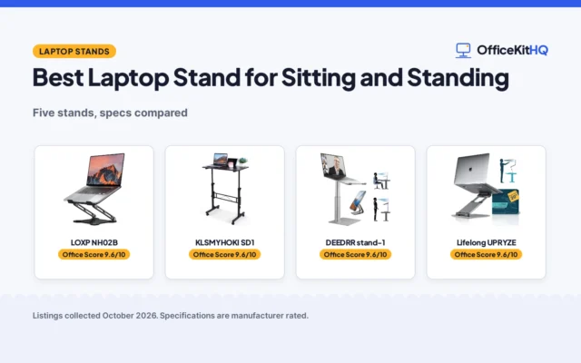 Best Laptop Stand for Sitting and Standing (2026): 5 Picks