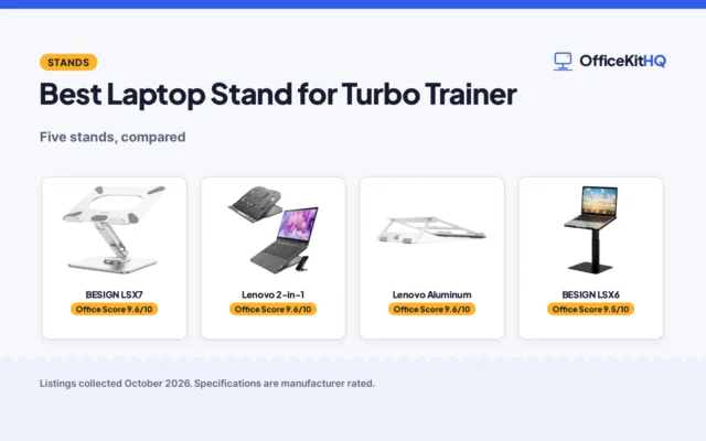 Best Laptop Stand for Turbo Trainer (2026): 5 Compared