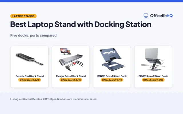 Best Laptop Stand with Docking Station (2026): 5 Picks Compared
