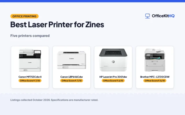 Best Laser Printer for Zines (2026): 5 Compared