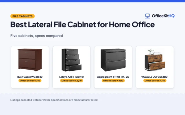 Best Lateral File Cabinet for Home Office (2026): 5 Cabinets Compared