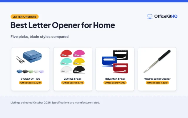 Best Letter Opener for Home (2026): 5 Picks Compared