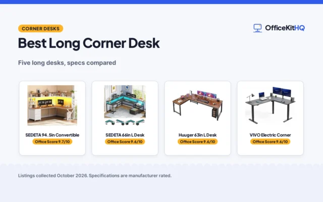 Best Long Corner Desk (2026): 5 Picks Compared
