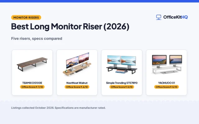 Best Long Monitor Riser (2026): 5 Risers Compared