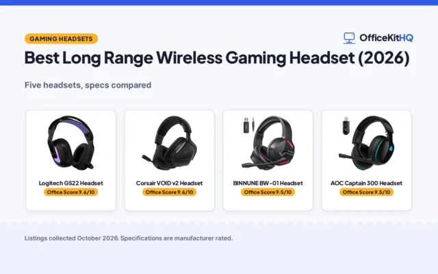 Best Long Range Wireless Gaming Headset (2026): 5 Compared