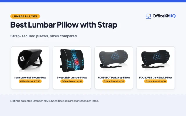 Best Lumbar Pillow with Strap (2026): Pillows Compared