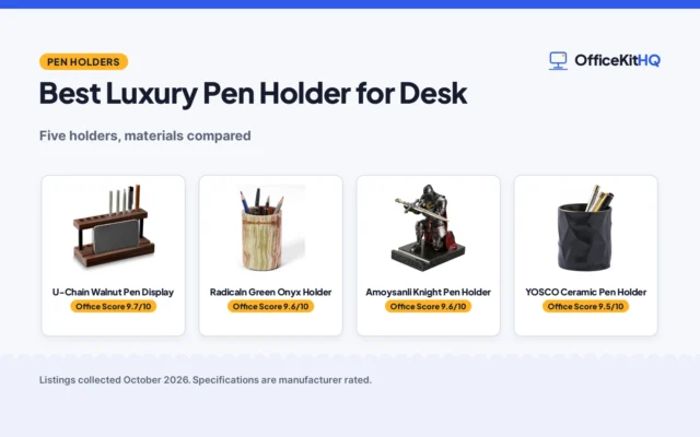 Best Luxury Pen Holder for Desk: 5 Picks Compared