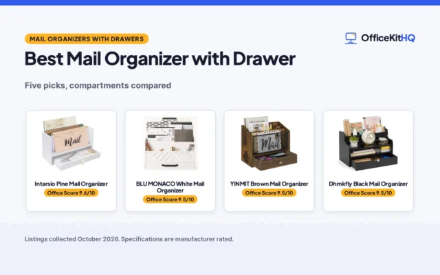 Best Mail Organizer with Drawer (2026)